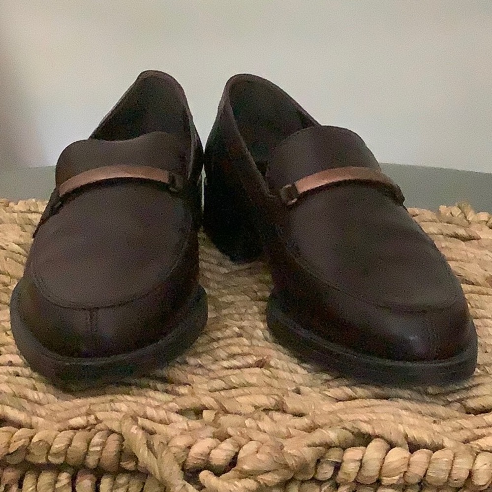 Women’s Bandolina Brown Leather Flat Loafers